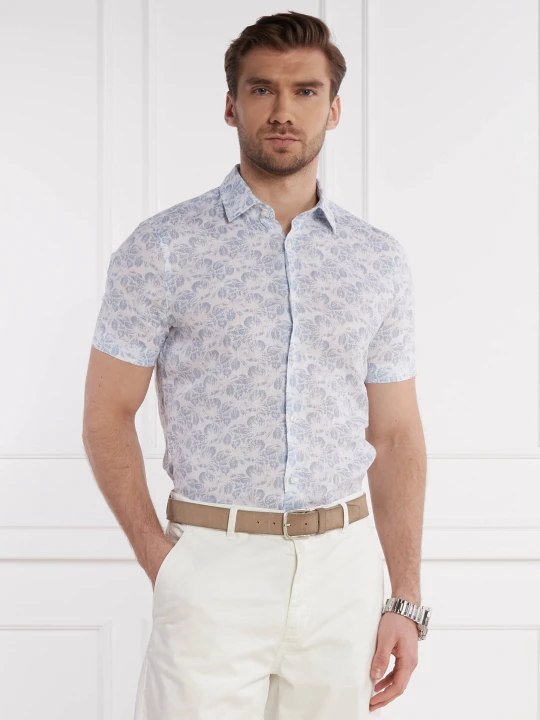 Zdjęcie produktu Joop! Lniana koszula Pit | Slim Fit błękitny