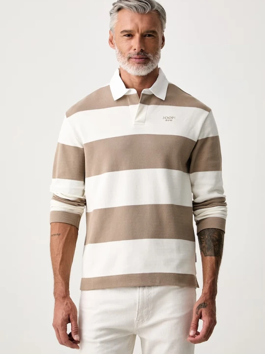 Zdjęcie produktu Joop! longsleeve męski bawełniany beżowy
