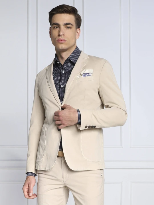 Zdjęcie produktu Joop! Marynarka 17 JB-47Hoverest-D | Regular Fit | z dodatkiem lnu beżowy