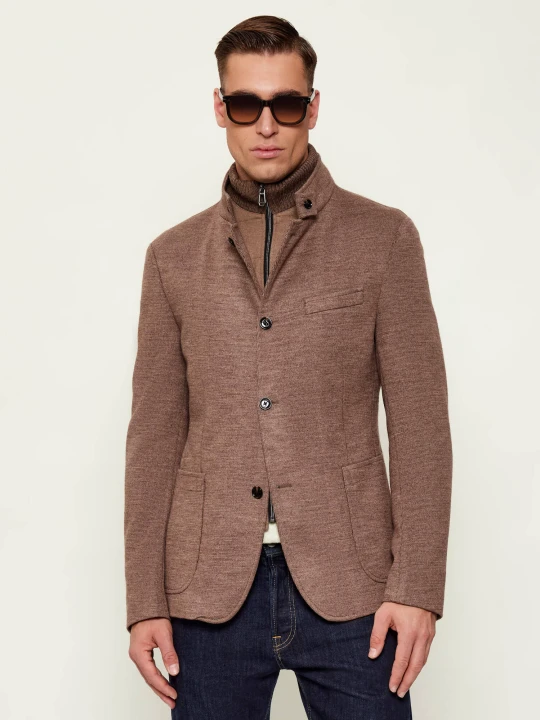 Zdjęcie produktu Joop! Marynarka 2w1 Hectar-J | Slim Fit | z dodatkiem wełny brązowy