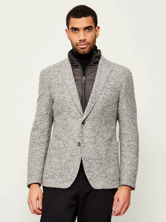 Zdjęcie produktu Joop! Marynarka 2w1 Hectic-J2 | Slim Fit | z dodatkiem wełny szary