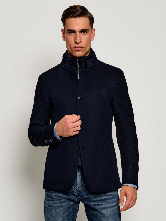 Zdjęcie produktu Joop! Marynarka 2w1 Hypetar-J4 | Slim Fit | z dodatkiem wełny granatowy