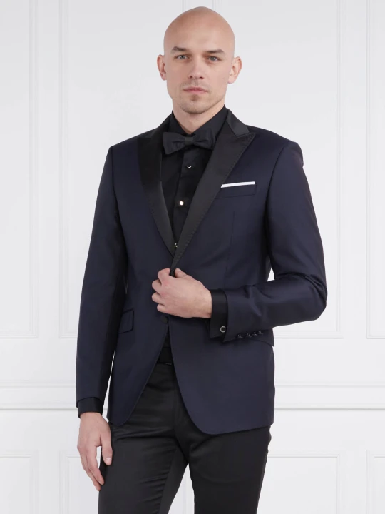 Zdjęcie produktu Joop! Marynarka Horace | Slim Fit | z dodatkiem wełny granatowy
