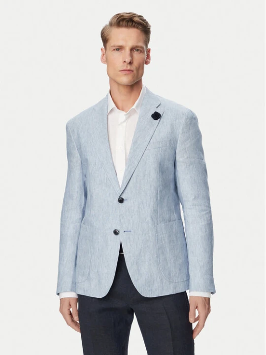 Zdjęcie produktu JOOP! Marynarka Hoverest 30102592 Niebieski jasny Slim Fit