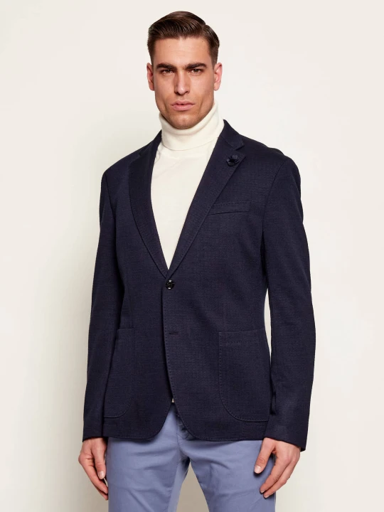Zdjęcie produktu Joop! Marynarka Hoverest | Slim Fit | z dodatkiem wełny granatowy
