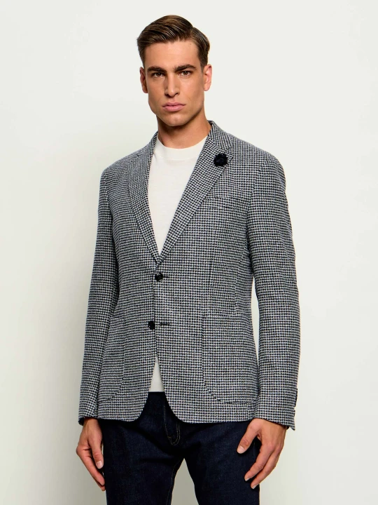 Zdjęcie produktu Joop! Marynarka Hoverest | Slim Fit | z dodatkiem wełny granatowy