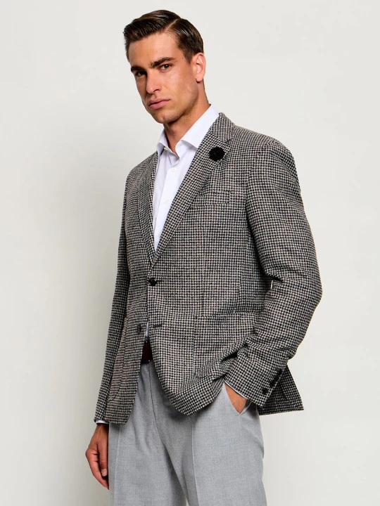 Zdjęcie produktu Joop! Marynarka Hoverest | Slim Fit | z dodatkiem wełny brązowy