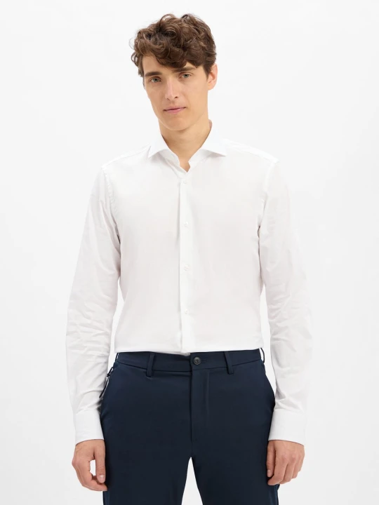 Zdjęcie produktu JOOP! koszula biznesowa - Pares Mężczyźni Slim Fit Bawełna biały