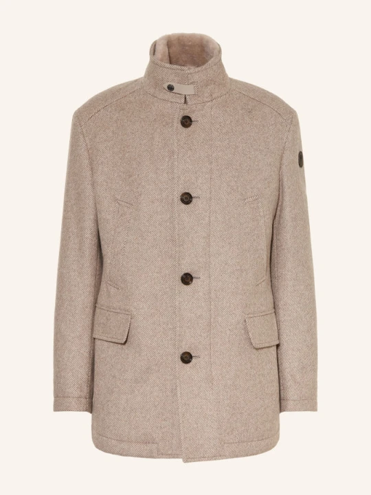 Zdjęcie produktu Joop! Płaszcz Wełniany Gary Z Sztucznym Futrem I Odpinanym Wykończeniem beige