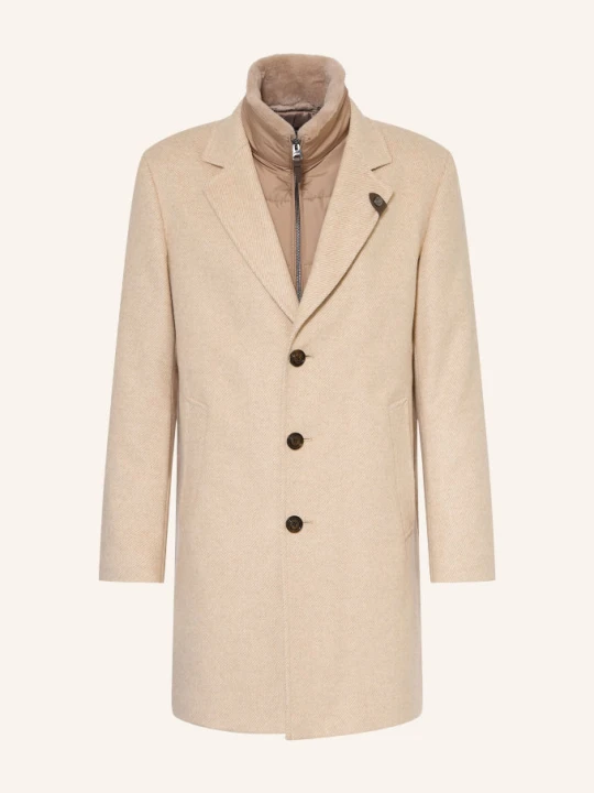 Zdjęcie produktu Joop! Płaszcz Wełniany Morris Z Odpinanym Kołnierzem beige