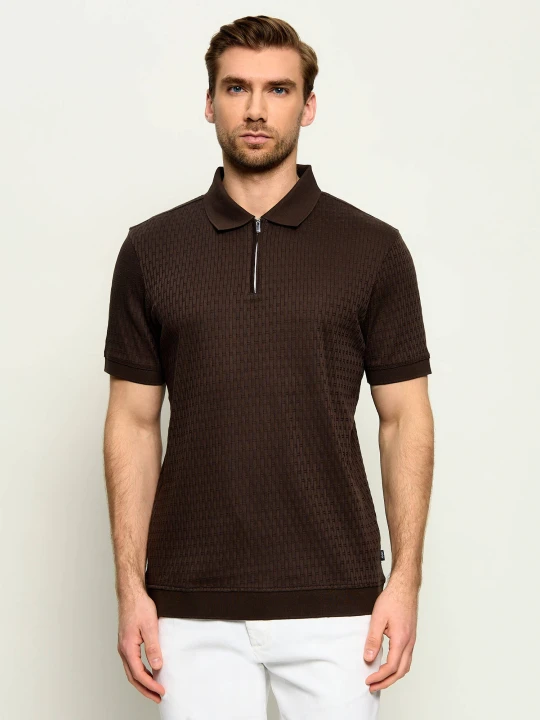 Zdjęcie produktu Joop! Polo Francisco | Regular Fit | mercerised brązowy