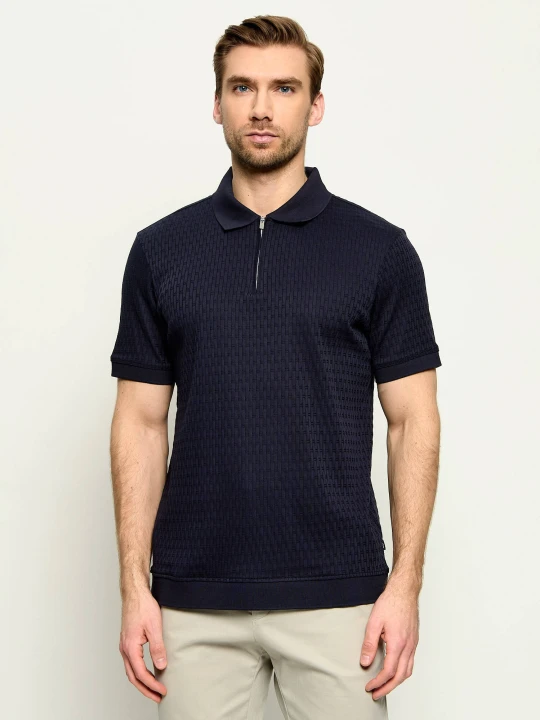 Zdjęcie produktu Joop! Polo Francisco | Regular Fit | mercerised granatowy
