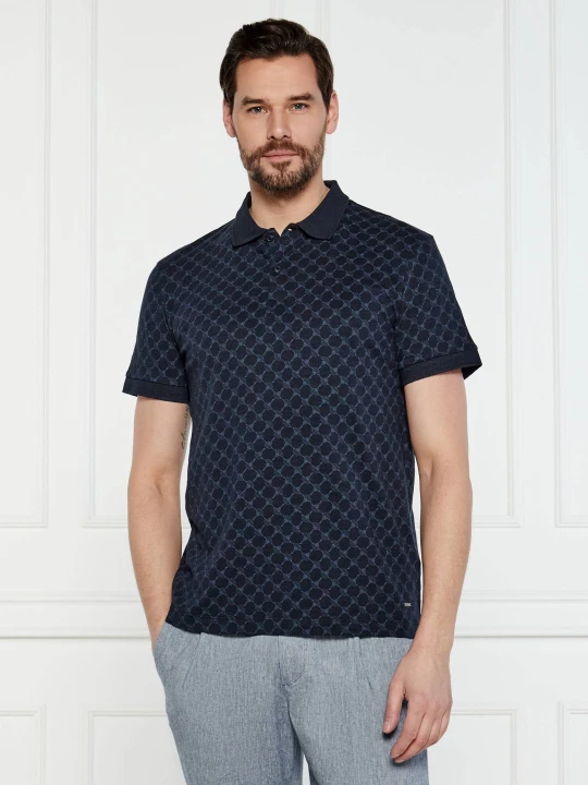 Zdjęcie produktu Joop! Polo JJ-28Pepino | Regular Fit | z dodatkiem lnu granatowy