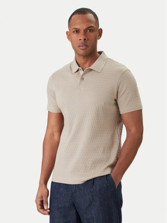 Zdjęcie produktu JOOP! Polo Jorge 30101934 Beżowy Slim Fit