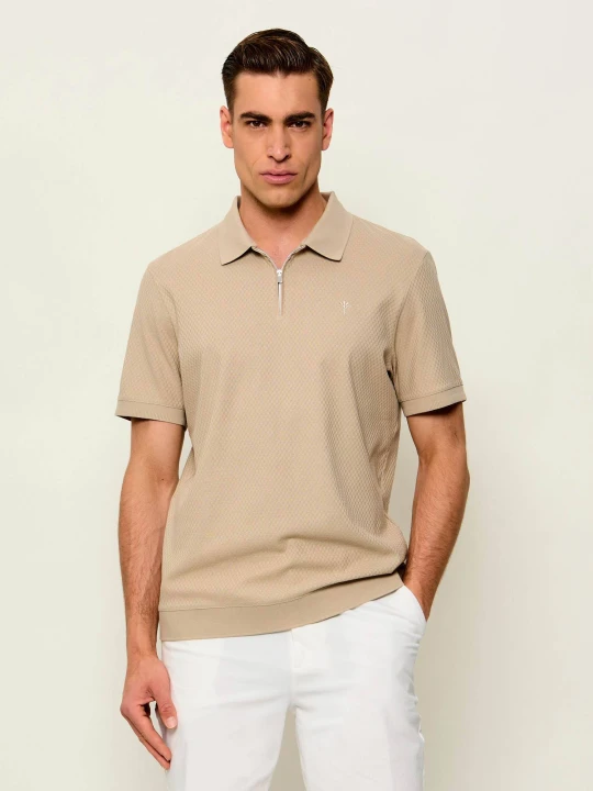 Zdjęcie produktu Joop! Polo Tibaris | Regular Fit | mercerised beżowy