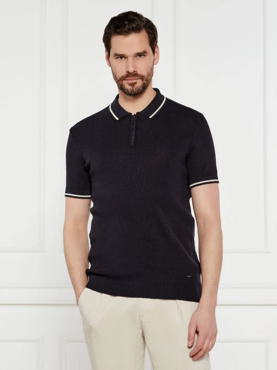 Zdjęcie produktu Joop! Polo Vancao | Regular Fit | mercerised granatowy