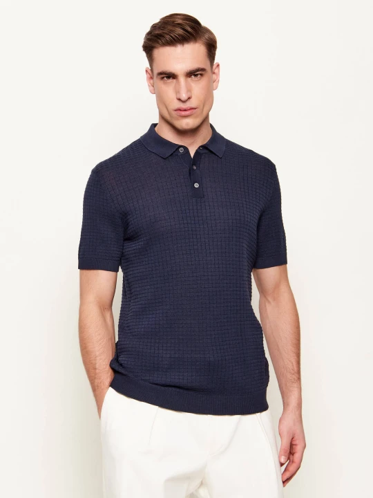 Zdjęcie produktu Joop! Polo Vanceo | Regular Fit | mercerised granatowy