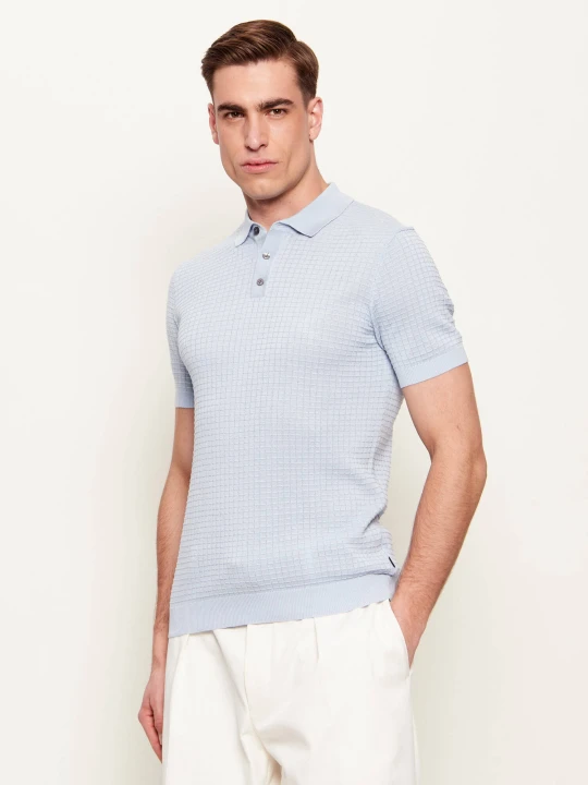 Zdjęcie produktu Joop! Polo Vanceo | Regular Fit | mercerised błękitny