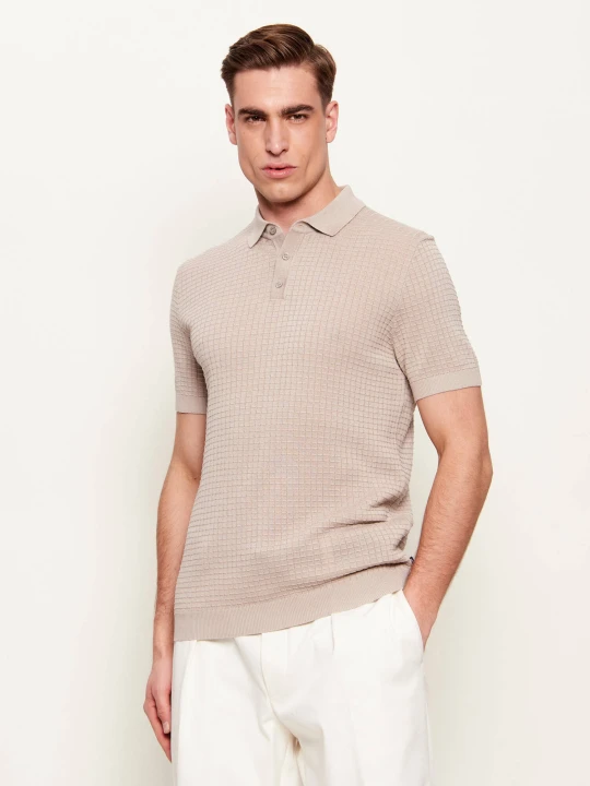 Zdjęcie produktu Joop! Polo Vanceo | Regular Fit | mercerised beżowy