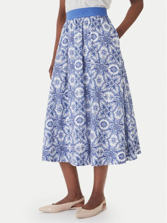 Zdjęcie produktu JOOP! Spódnica midi Saki2 30102101 Niebieski Regular Fit