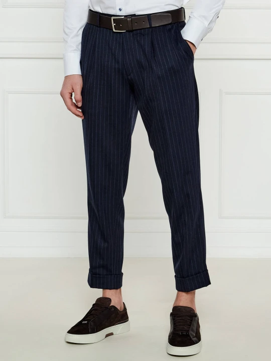 Zdjęcie produktu Joop! Spodnie Baxx 17-jt-70 randar | Slim Fit | z dodatkiem wełny granatowy