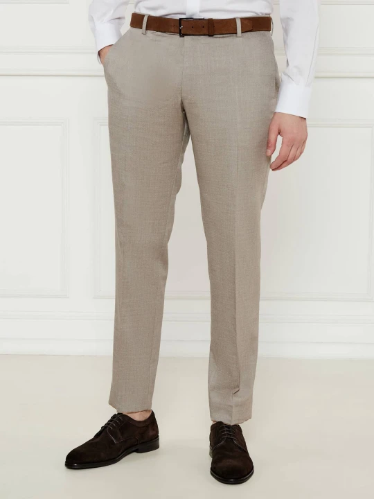 Zdjęcie produktu Joop! Spodnie Blayr | Slim Fit | z dodatkiem wełny beżowy
