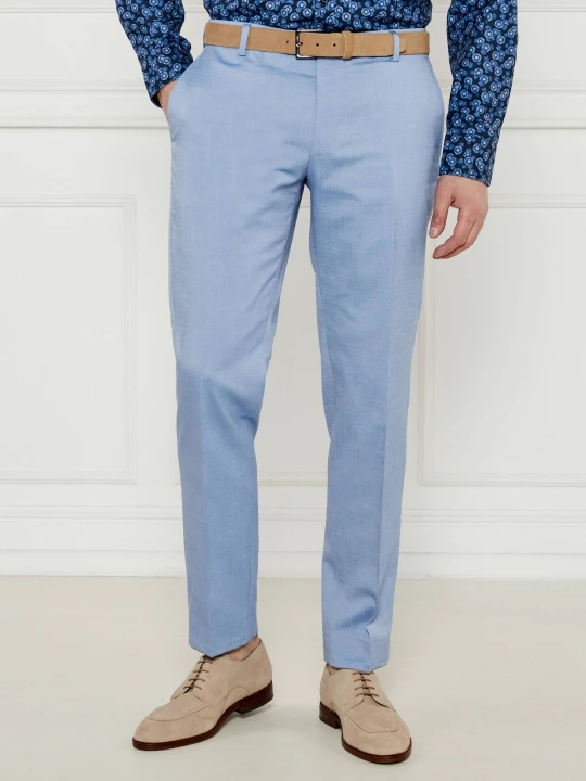 Zdjęcie produktu Joop! Spodnie Blayr | Slim Fit | z dodatkiem wełny błękitny