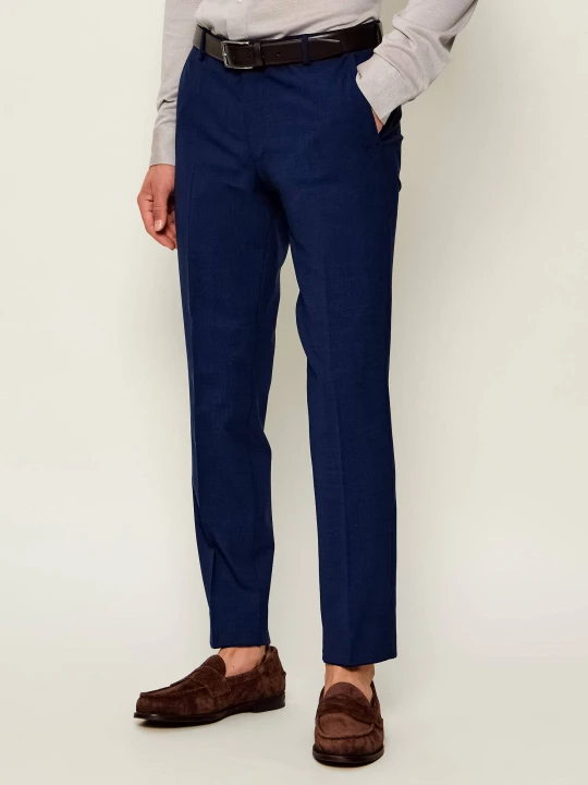 Zdjęcie produktu Joop! Spodnie Blayr | Slim Fit | z dodatkiem wełny granatowy