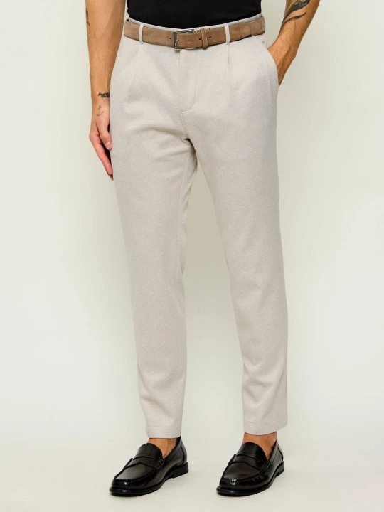 Zdjęcie produktu Joop! Spodnie chino Lester | Regular Fit beżowy