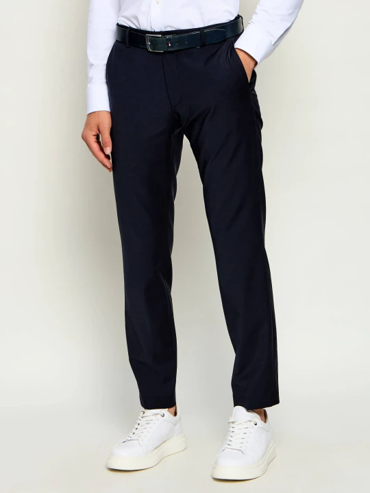 Zdjęcie produktu Joop! Spodnie chino Sake | Slim Fit | z dodatkiem wełny granatowy