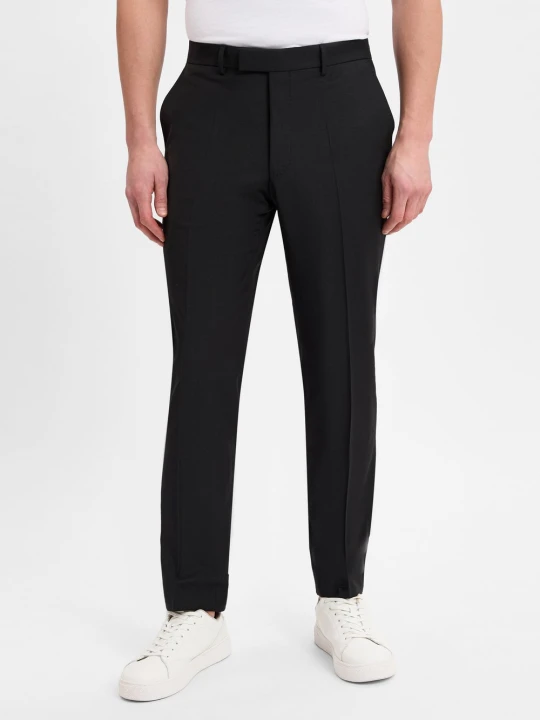 Zdjęcie produktu JOOP! Spodnie z zawartością wełny - Brad Mężczyźni Comfort Fit czarny