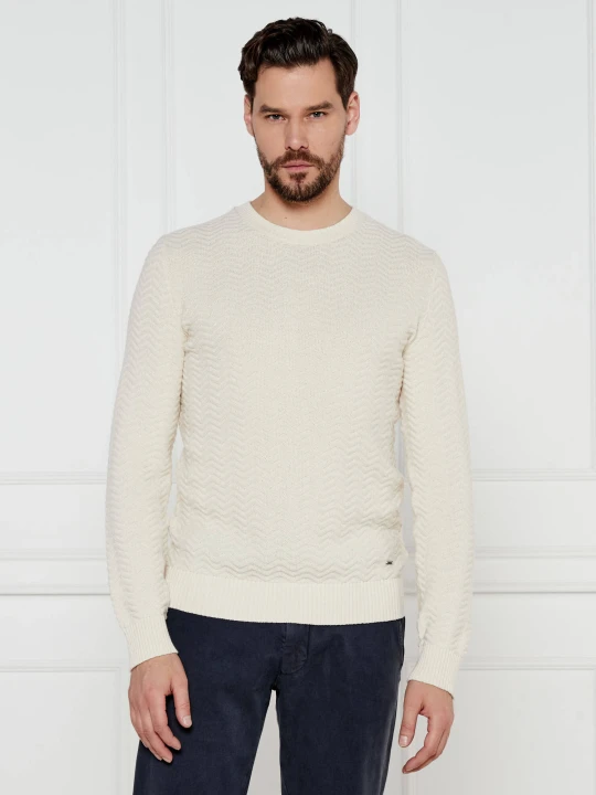 Zdjęcie produktu Joop! Sweter 17 JK-07Zaid | Regular Fit ecru