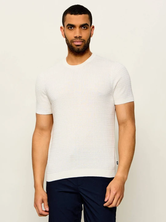 Zdjęcie produktu Joop! Sweter Elio | Regular Fit | mercerised ecru