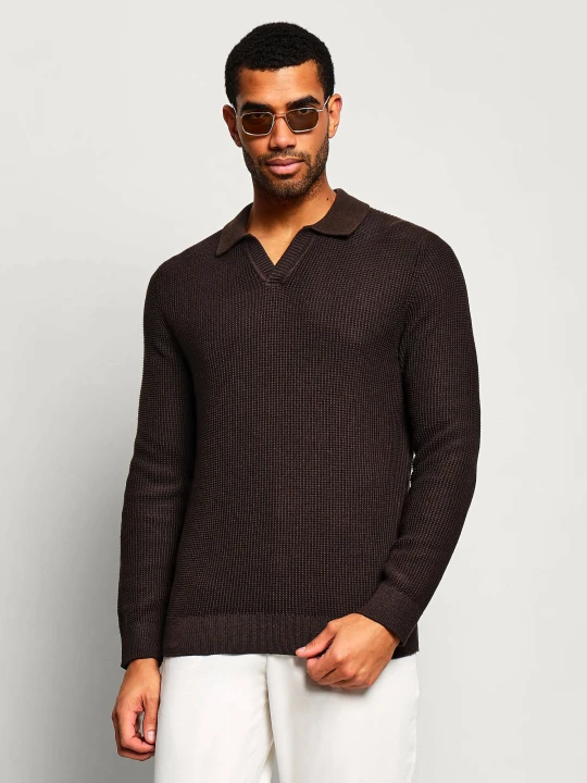 Zdjęcie produktu Joop! Sweter JK-17Xennder | Regular Fit brązowy