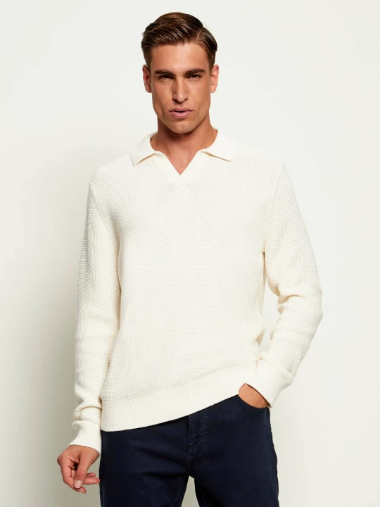 Zdjęcie produktu Joop! Sweter JK-17Xennder | Regular Fit kremowy