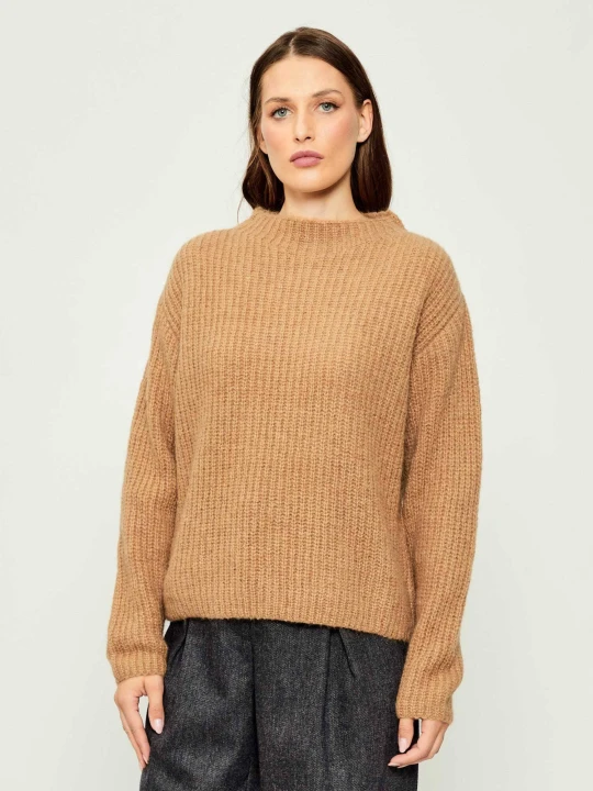 Zdjęcie produktu Joop! Sweter Kolla | Regular Fit | z dodatkiem wełny camel