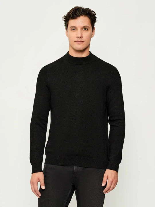 Zdjęcie produktu Joop! Sweter Luanor | Modern fit | z dodatkiem wełny i kaszmiru czarny