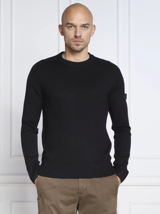 Zdjęcie produktu Joop! Sweter | Regular Fit | z dodatkiem wełny granatowy
