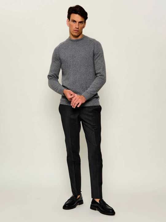 Zdjęcie produktu Joop! Sweter Wylandor | Regular Fit | z dodatkiem wełny i kaszmiru szary