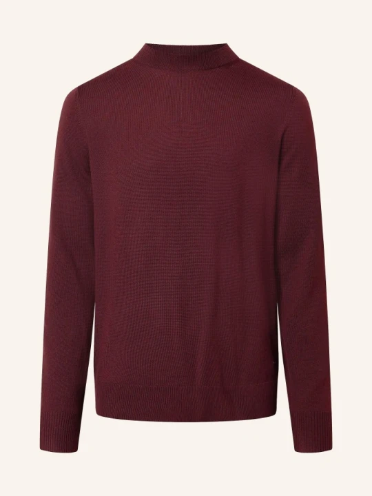 Zdjęcie produktu Joop! Sweter Z Dzianiny rot CIEMNOCZERWONY