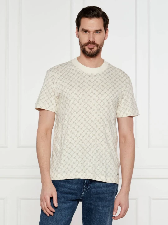 Zdjęcie produktu Joop! T-shirt 17 JJ-27Pepe | Regular Fit | z dodatkiem lnu beżowy