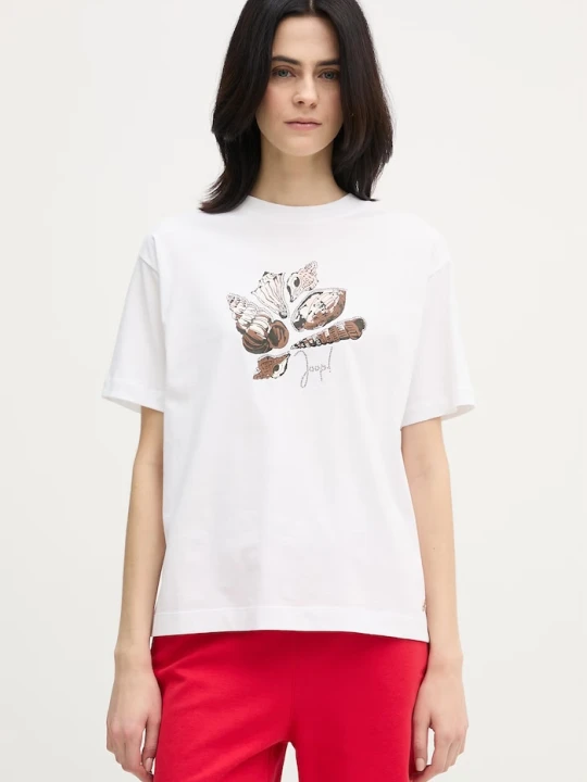 Zdjęcie produktu Joop! t-shirt bawełniany biały
