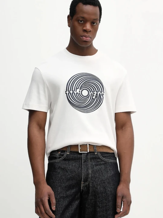Zdjęcie produktu Joop! t-shirt bawełniany beżowy