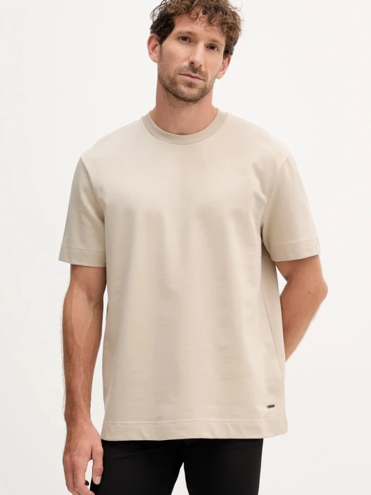 Zdjęcie produktu Joop! t-shirt bawełniany beżowy