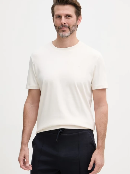 Zdjęcie produktu Joop! T-shirt męski bawełniany beżowy