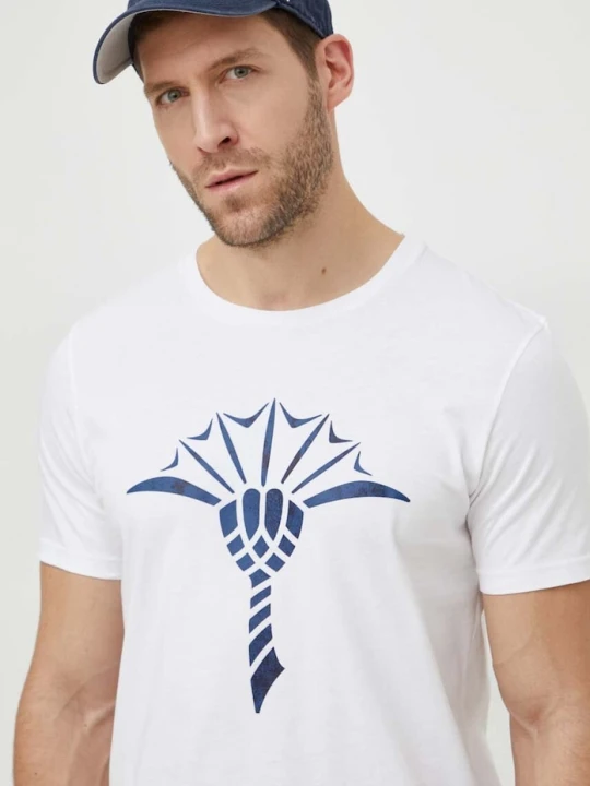 Zdjęcie produktu Joop! t-shirt bawełniany Alerio biały