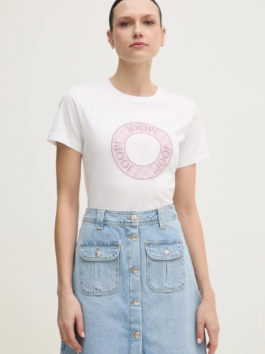 Zdjęcie produktu Joop! t-shirt bawełniany biały
