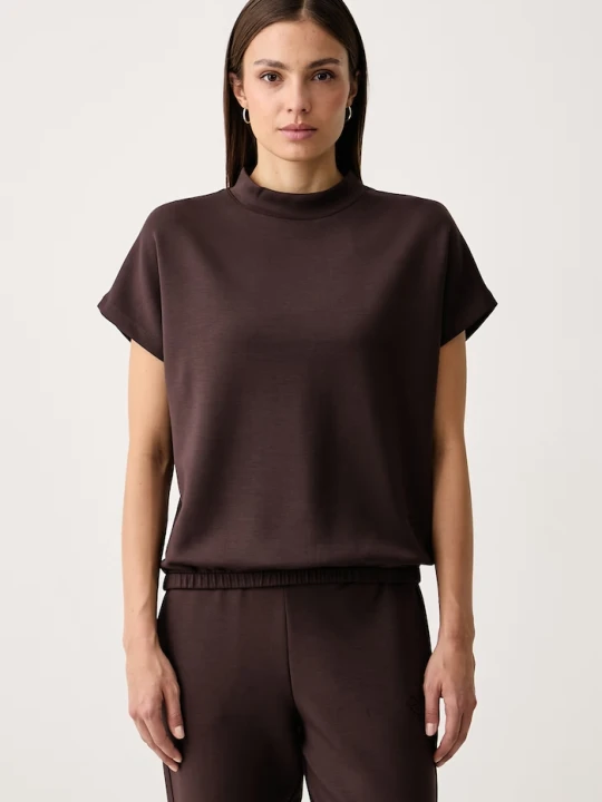 Zdjęcie produktu Joop! T-shirt damski z modalem brązowy
