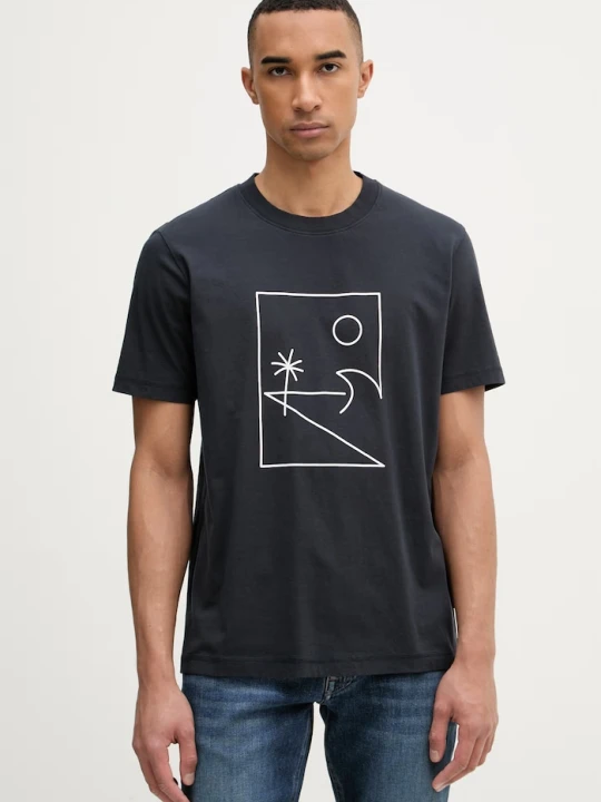 Zdjęcie produktu Joop! T-shirt męski bawełniany granatowy