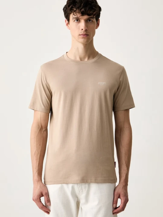 Zdjęcie produktu Joop! T-shirt męski bawełniany beżowy